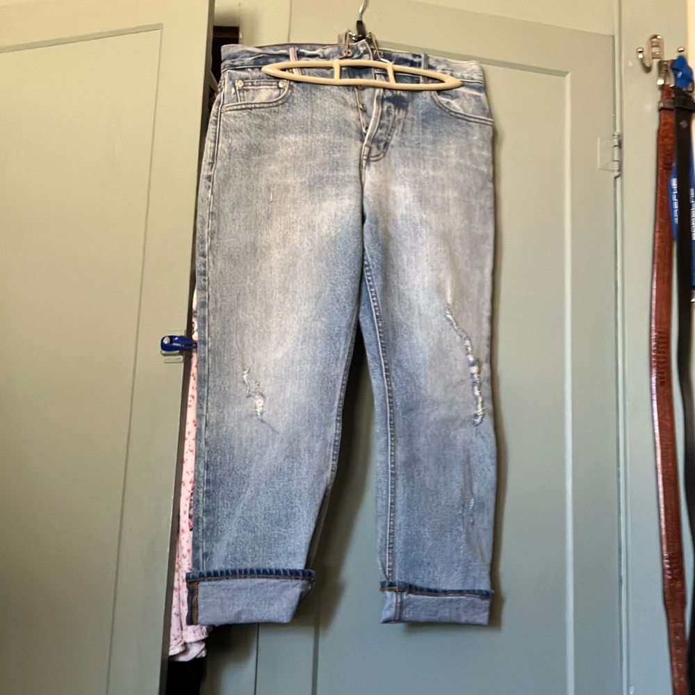 Gap straight cuff roll